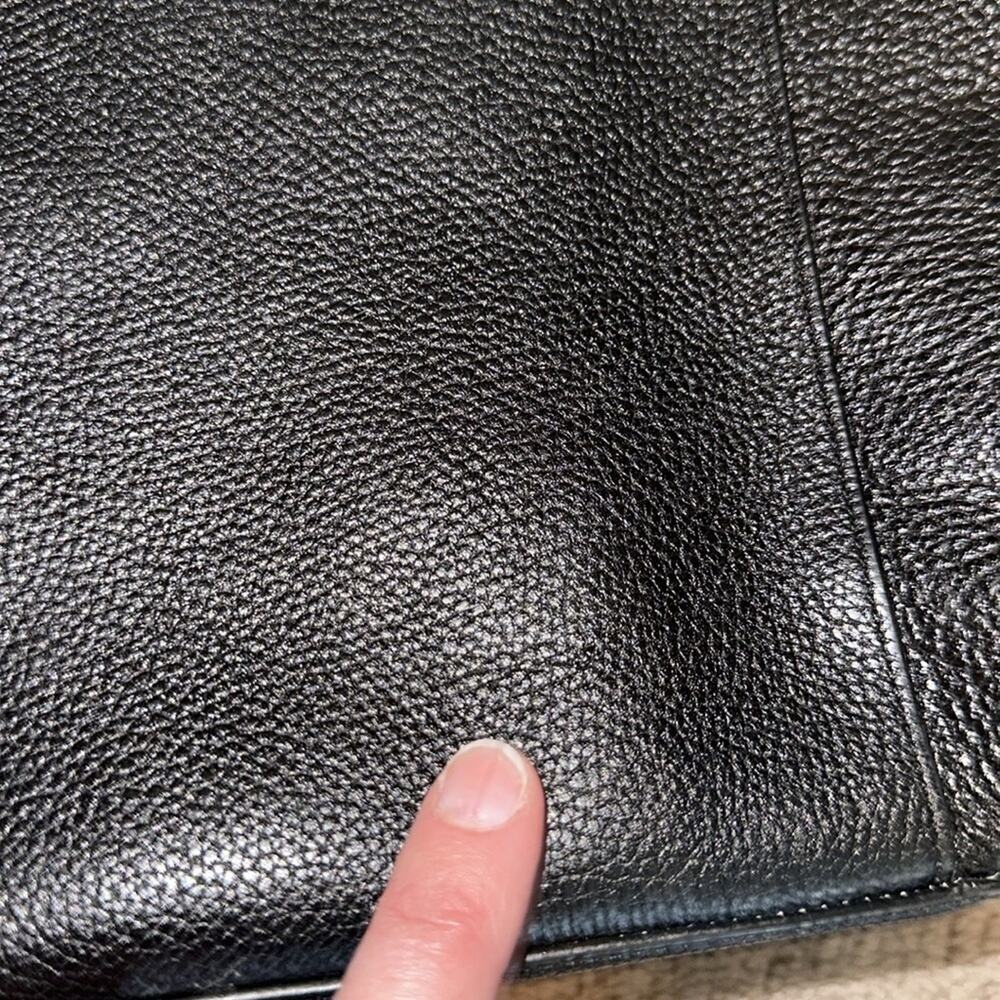 Coach Scout Black Pebble Leather Hobo Bag - Picture 16 of 16
